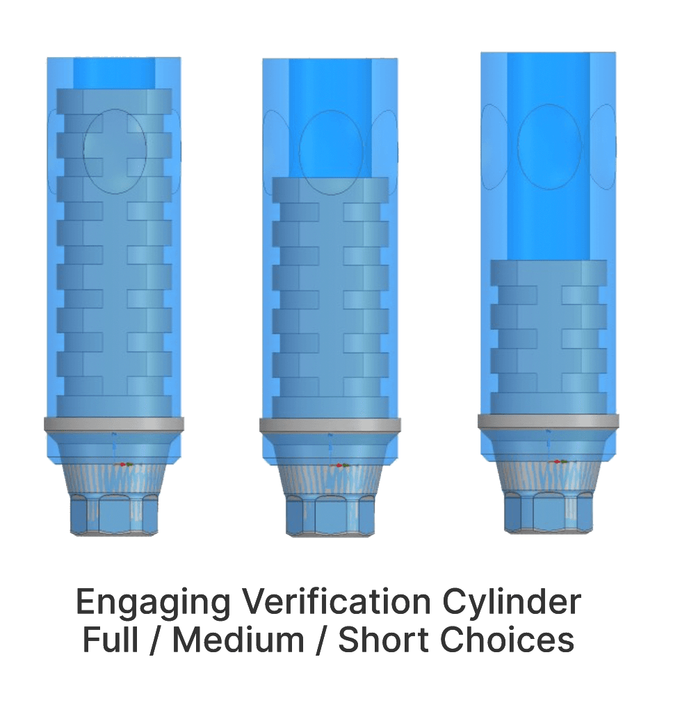 Engaging Verification Cylinder Full / Medium / Short Choices